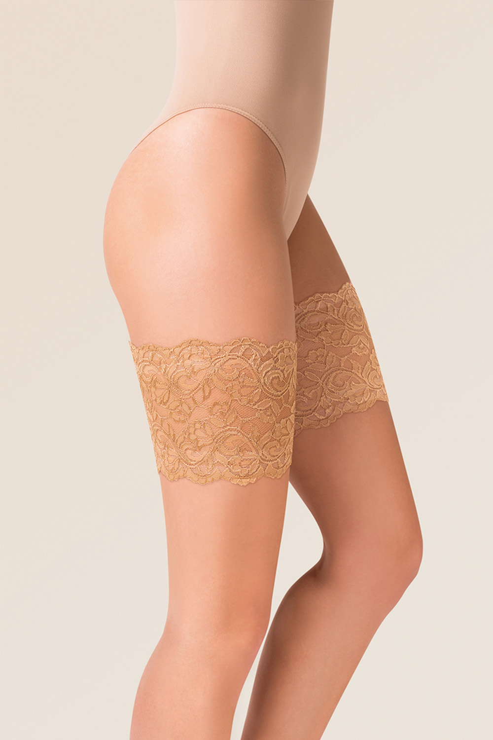 509 Koronkowa opaska Beige