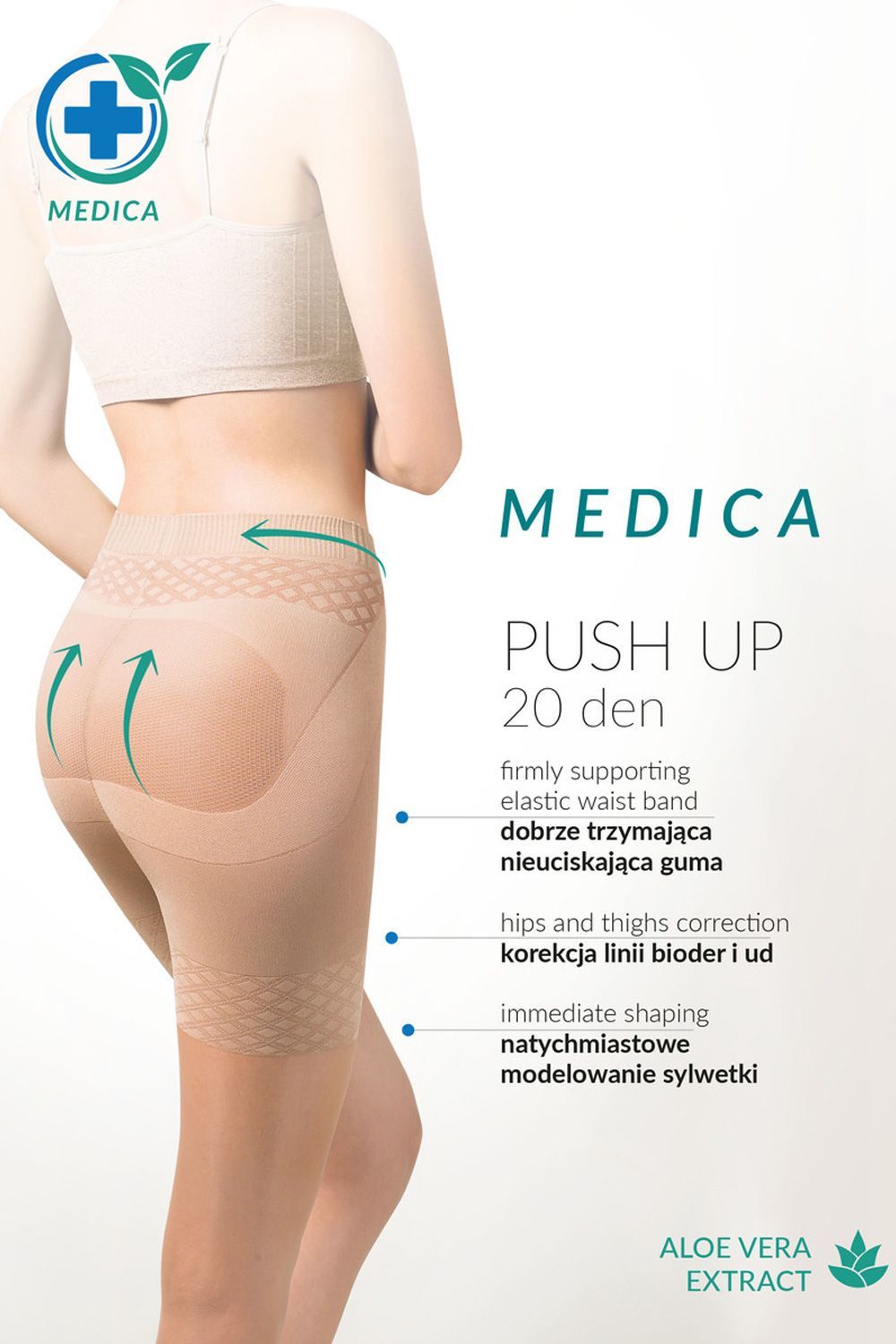 127 Medica Push-Up 20 den Nero
